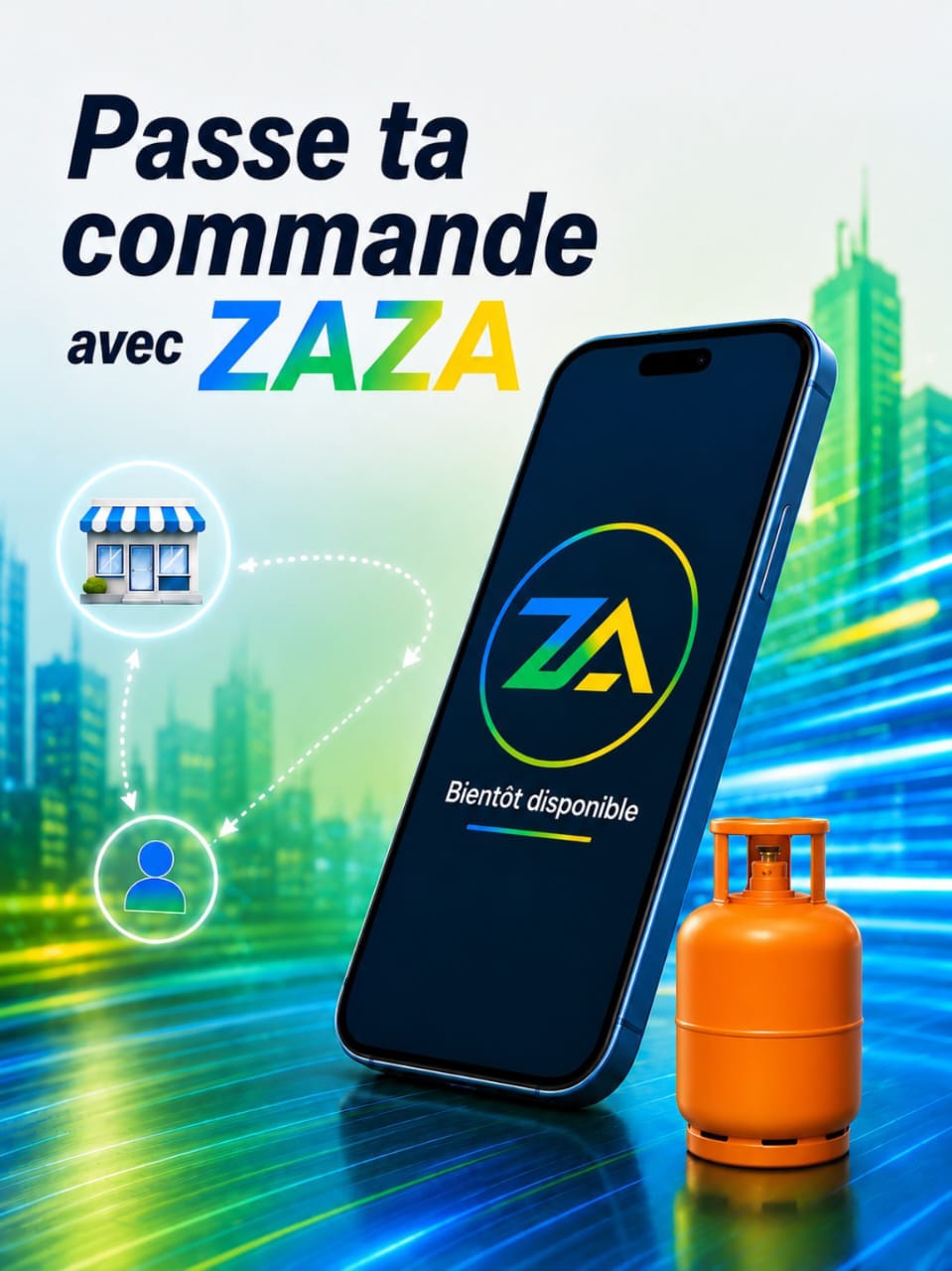 Passez votre commande de gaz avec ZaZa